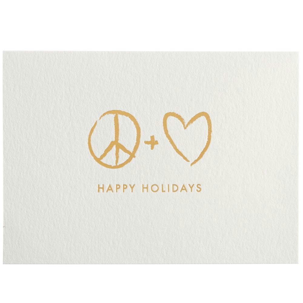 Peace And Love Christmas Card  First Alternate Image width=&quot;1000&quot; height=&quot;1000&quot;