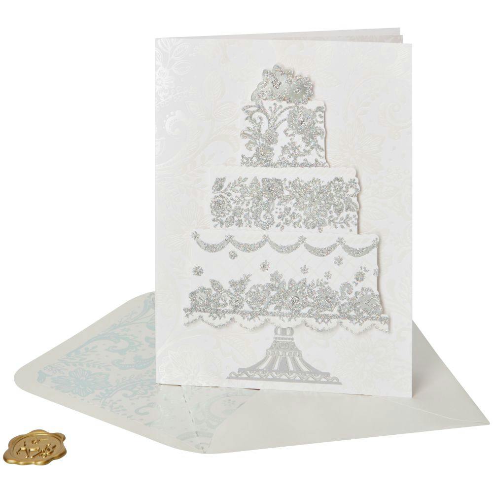 Oversize Elaborate Cake Wedding Card Sixth Alternate Image width=&quot;1000&quot; height=&quot;1000&quot;