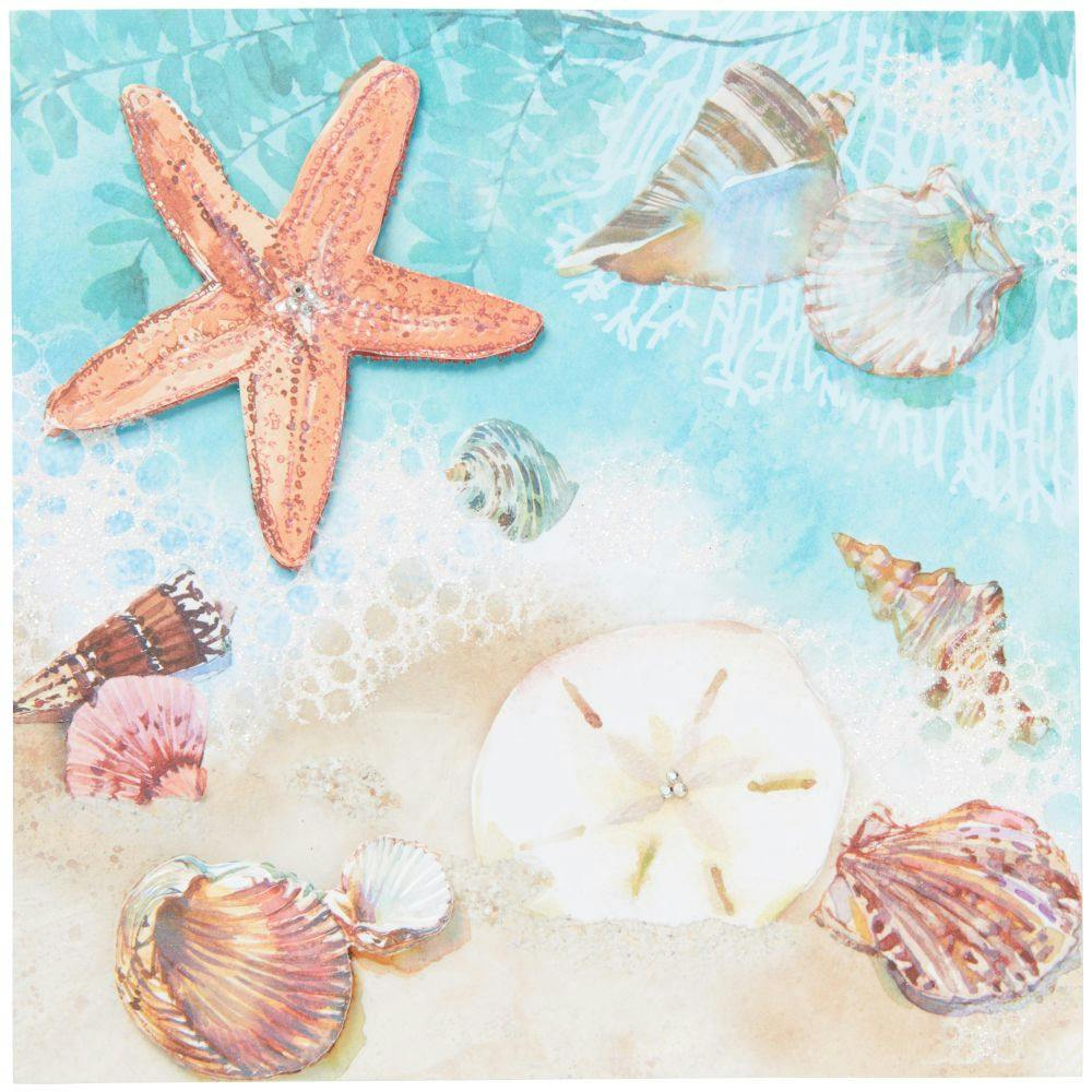 Starfish and Seashells Blank Card First Alternate Image width=&quot;1000&quot; height=&quot;1000&quot;