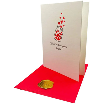 Contain My Love Valentine's Day Card