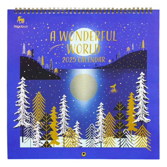 Wonderful World 2025 Wall Calendar