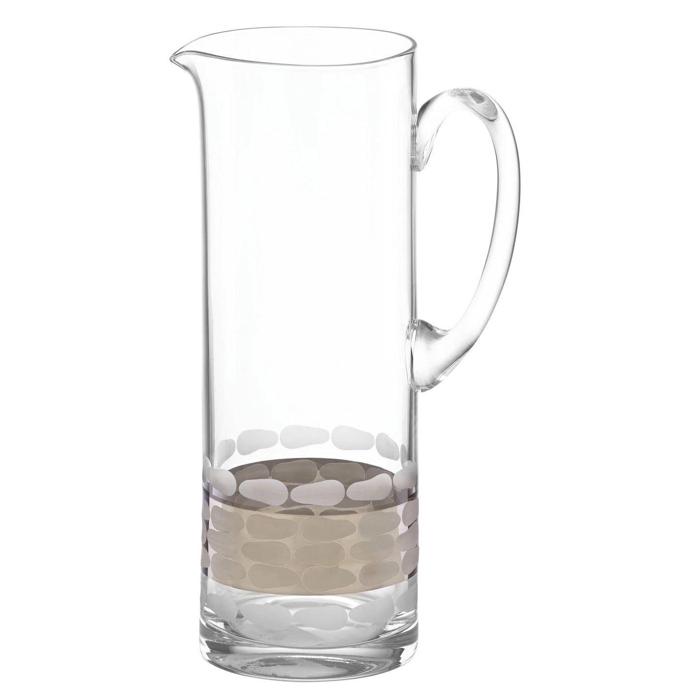 Truro Glass Pitcher - Platinum