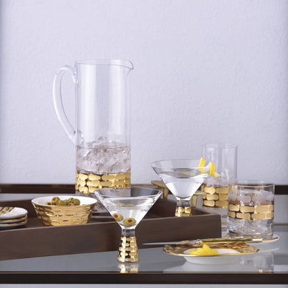 Truro Glass Pitcher - Gold