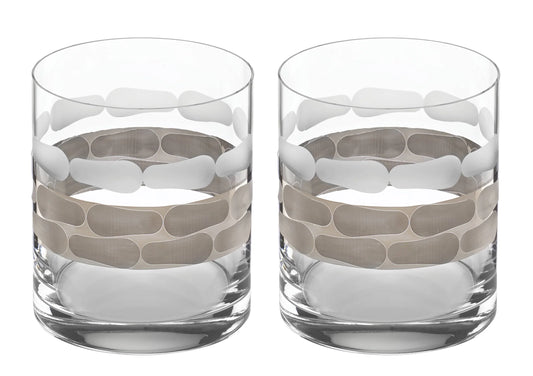 Truro Double Old Fashioned Set of 2 - Platinum