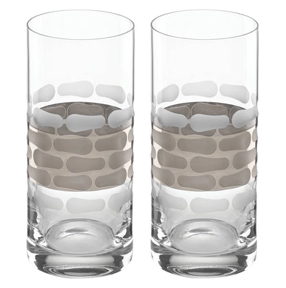 Truro Highball Set of 2 - Platinum