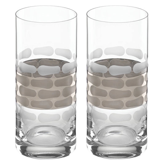 Truro Highball Set of 2 - Platinum