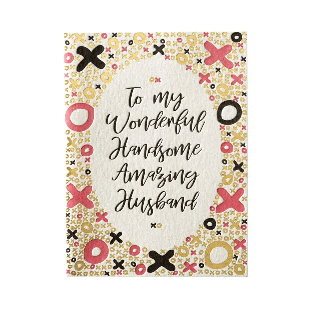 Husband XOXO Valentine's Day Card
