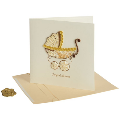 Bassinet Baby Card