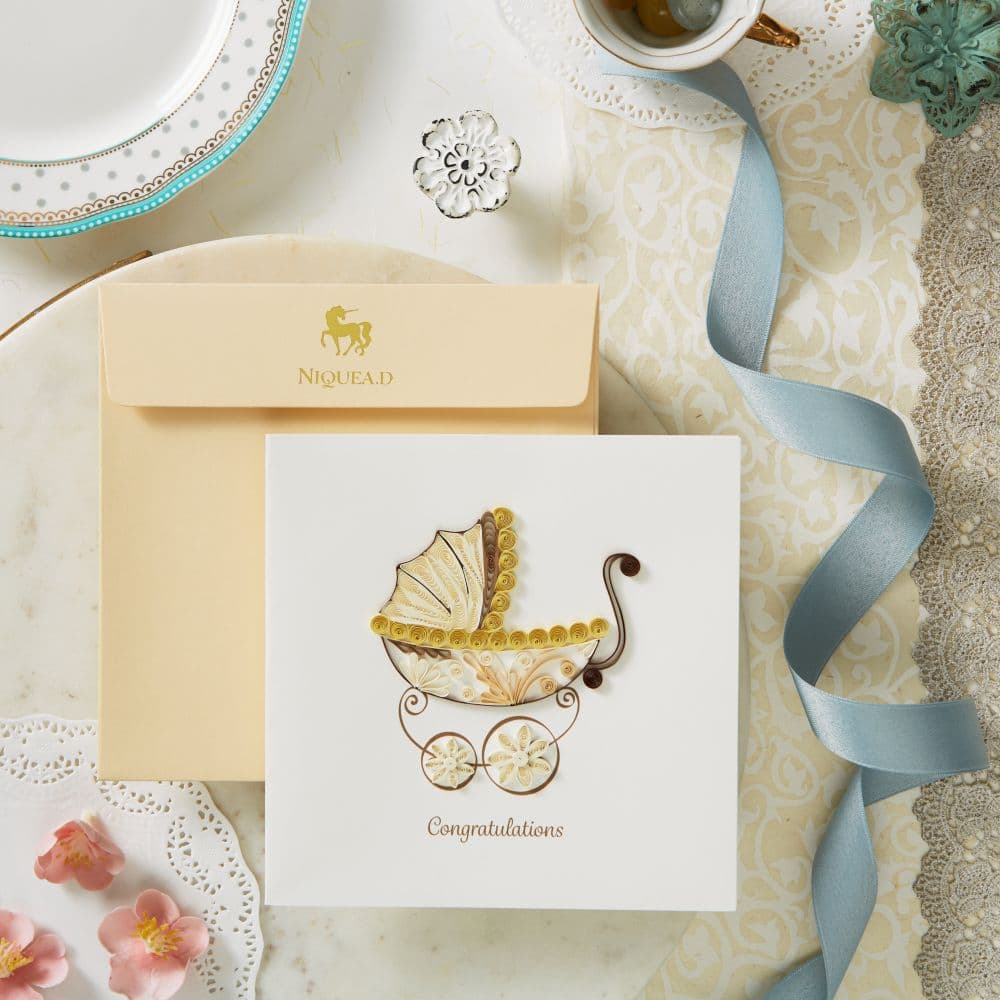 Bassinet Baby Card