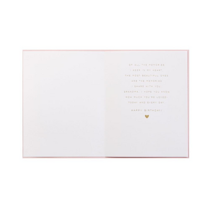 Grandma Hearts Birthday Card