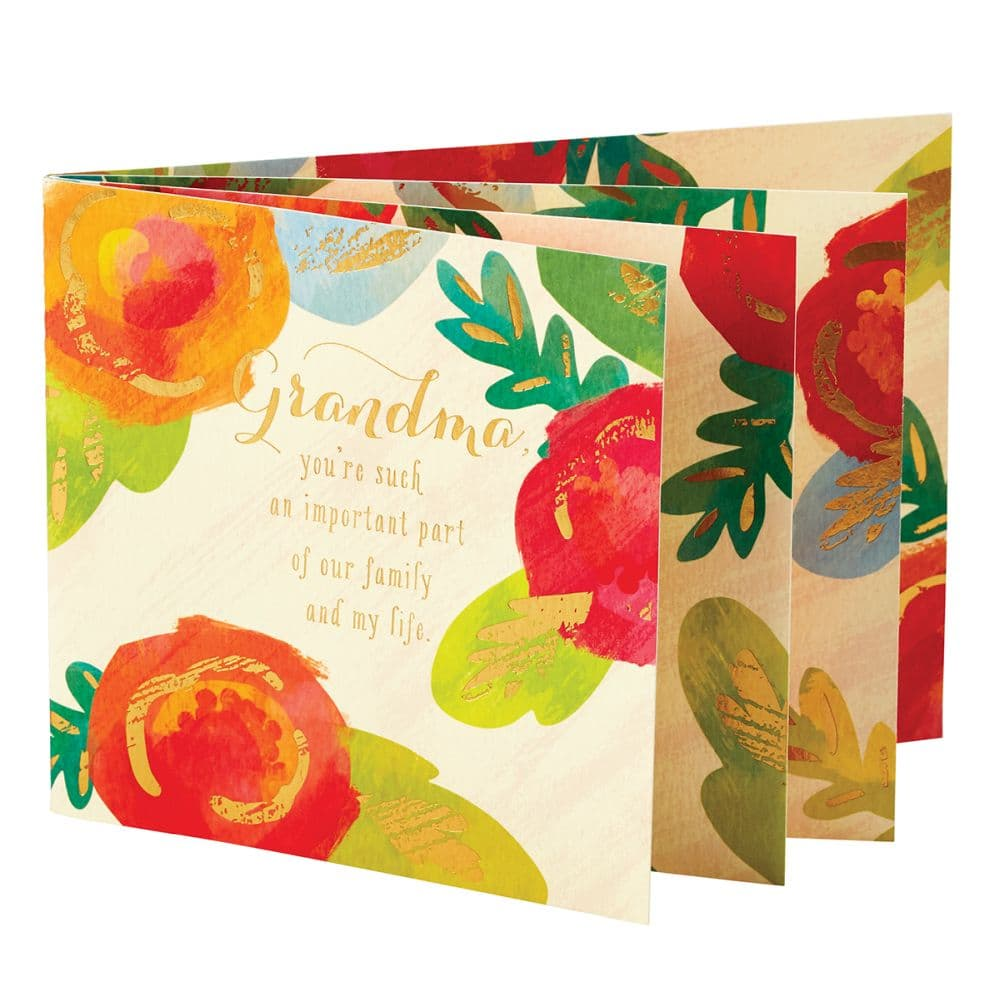 Grandma Card With Flowers