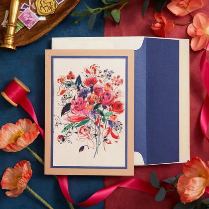 Fine Art Floral Blank Card