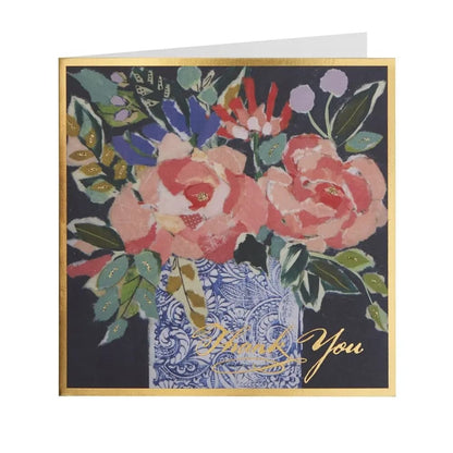 Roses Thank You Blank Card