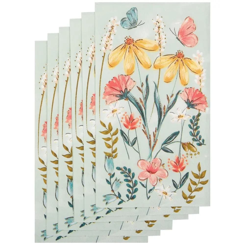 Peach Melba Guest Napkins - 16 Count