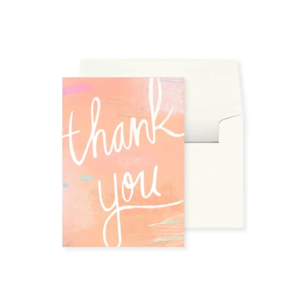 Thank You Script Thank You Card