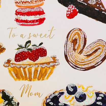 Pretty Pastries Mother's Day Card