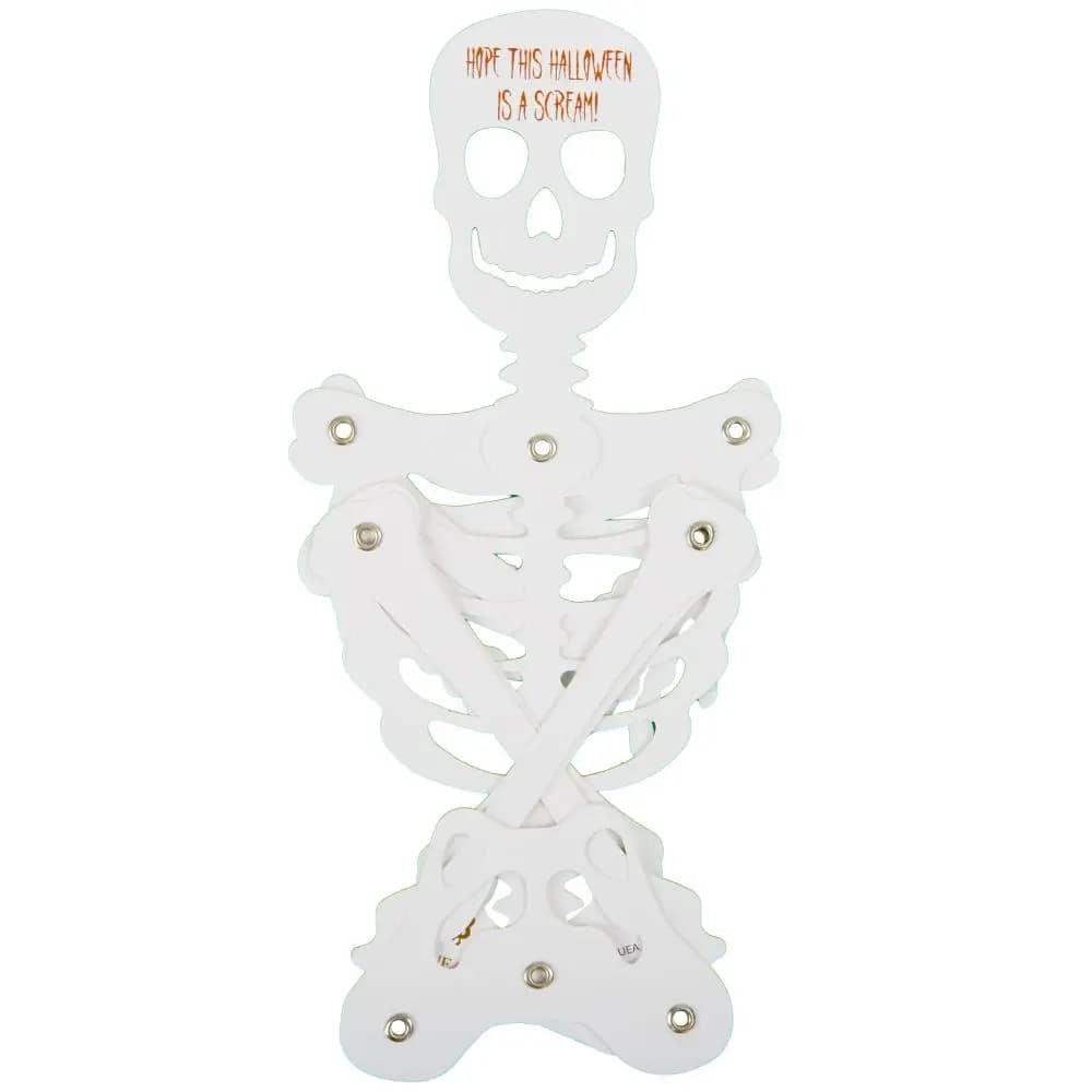Articulated Skeleton Halloween Card