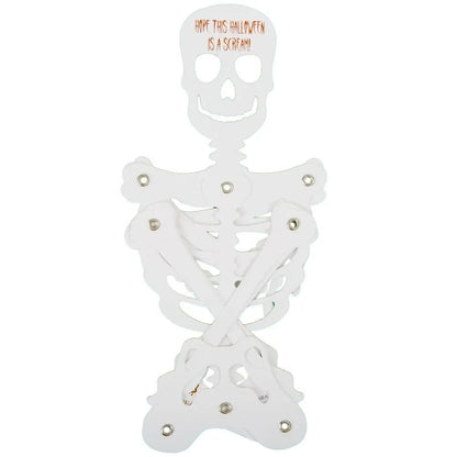 Articulated Skeleton Halloween Card