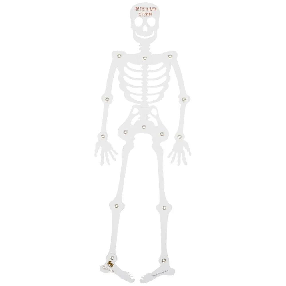 Articulated Skeleton Halloween Card