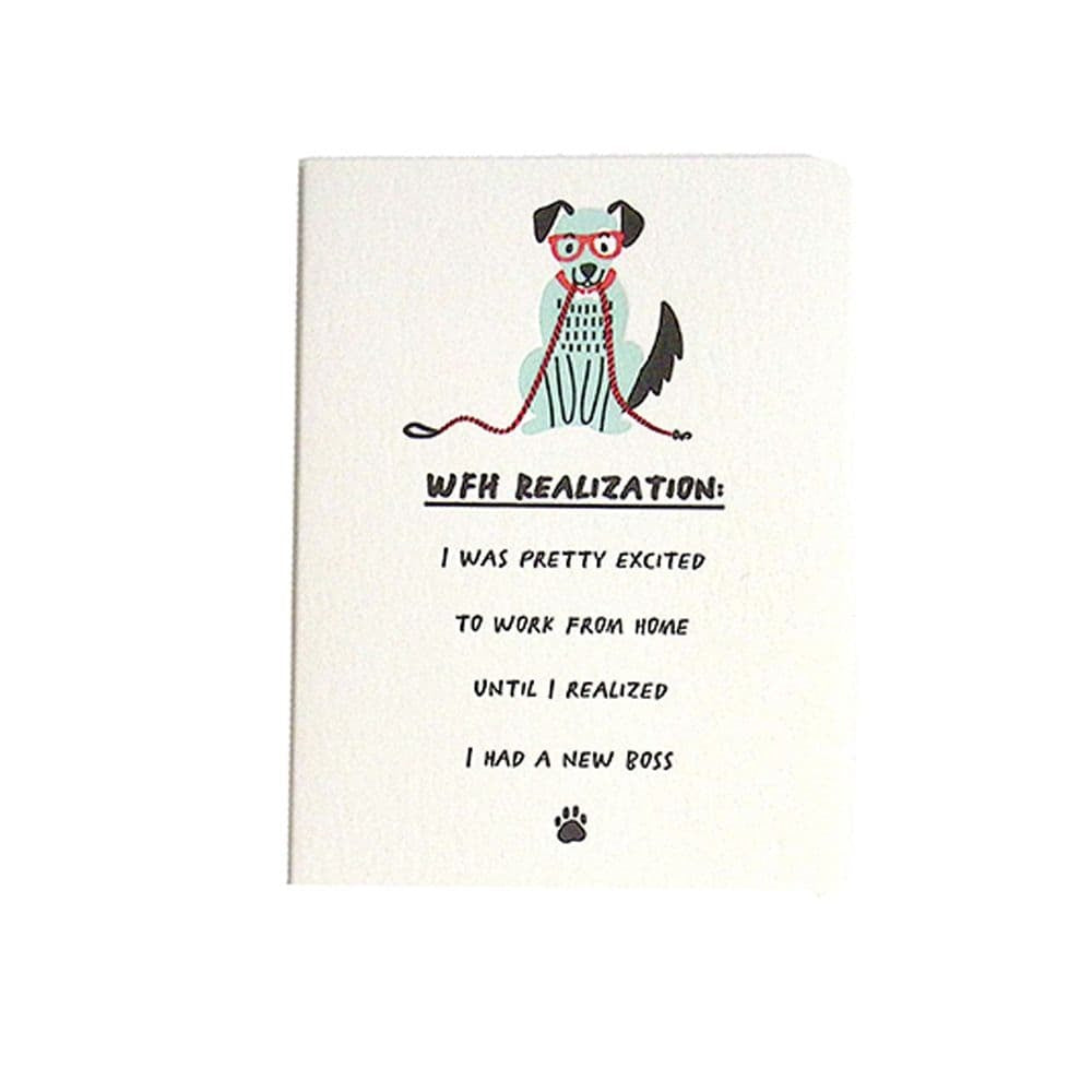 Work from Home Dog Friendship Card