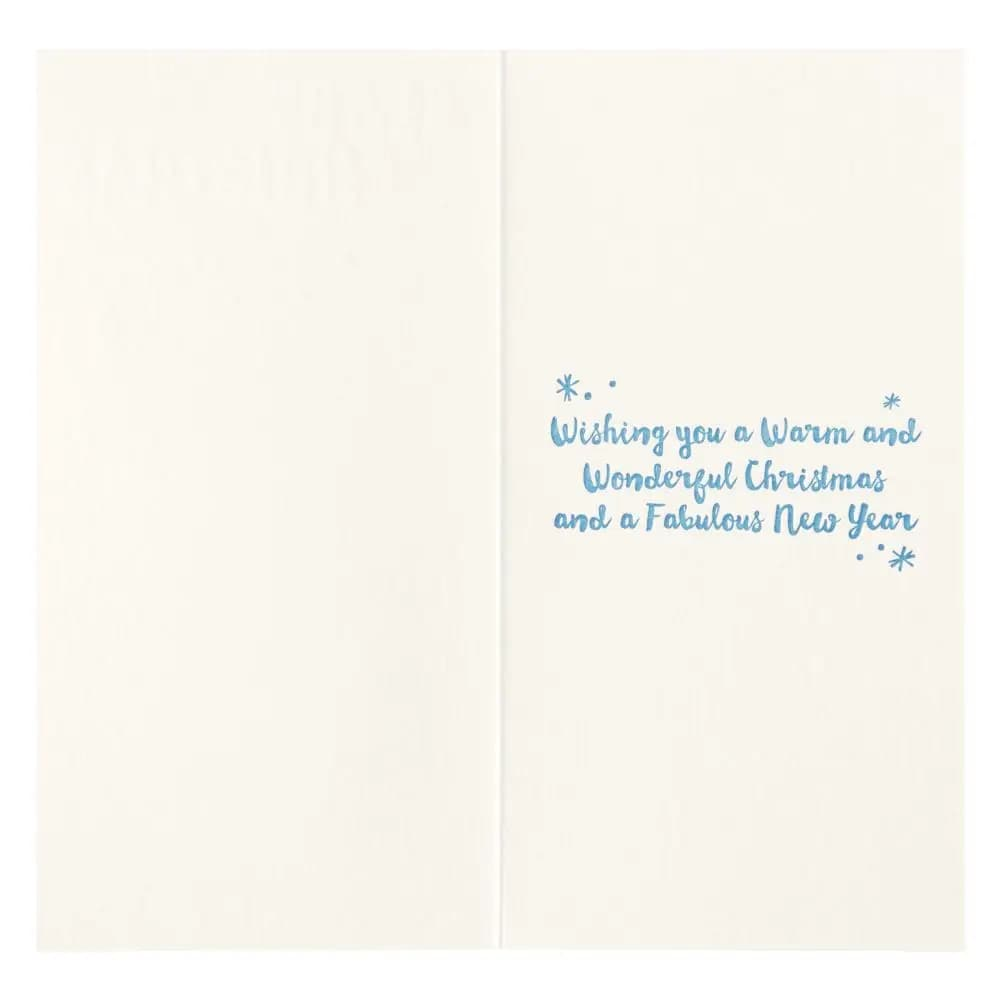 Beary Christmas Oblong Christmas Card