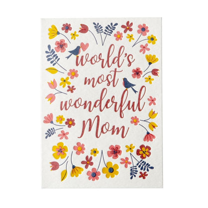 World's Most Wonderful Mom Mother's Day Card