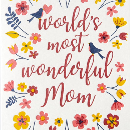 World's Most Wonderful Mom Mother's Day Card