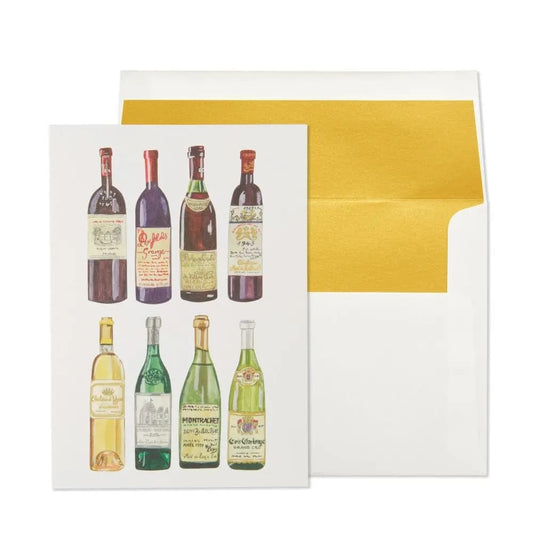 Bottles of Wine Father's Day Card