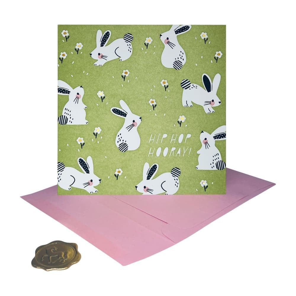 Hip Hop Bunnies Easter Card