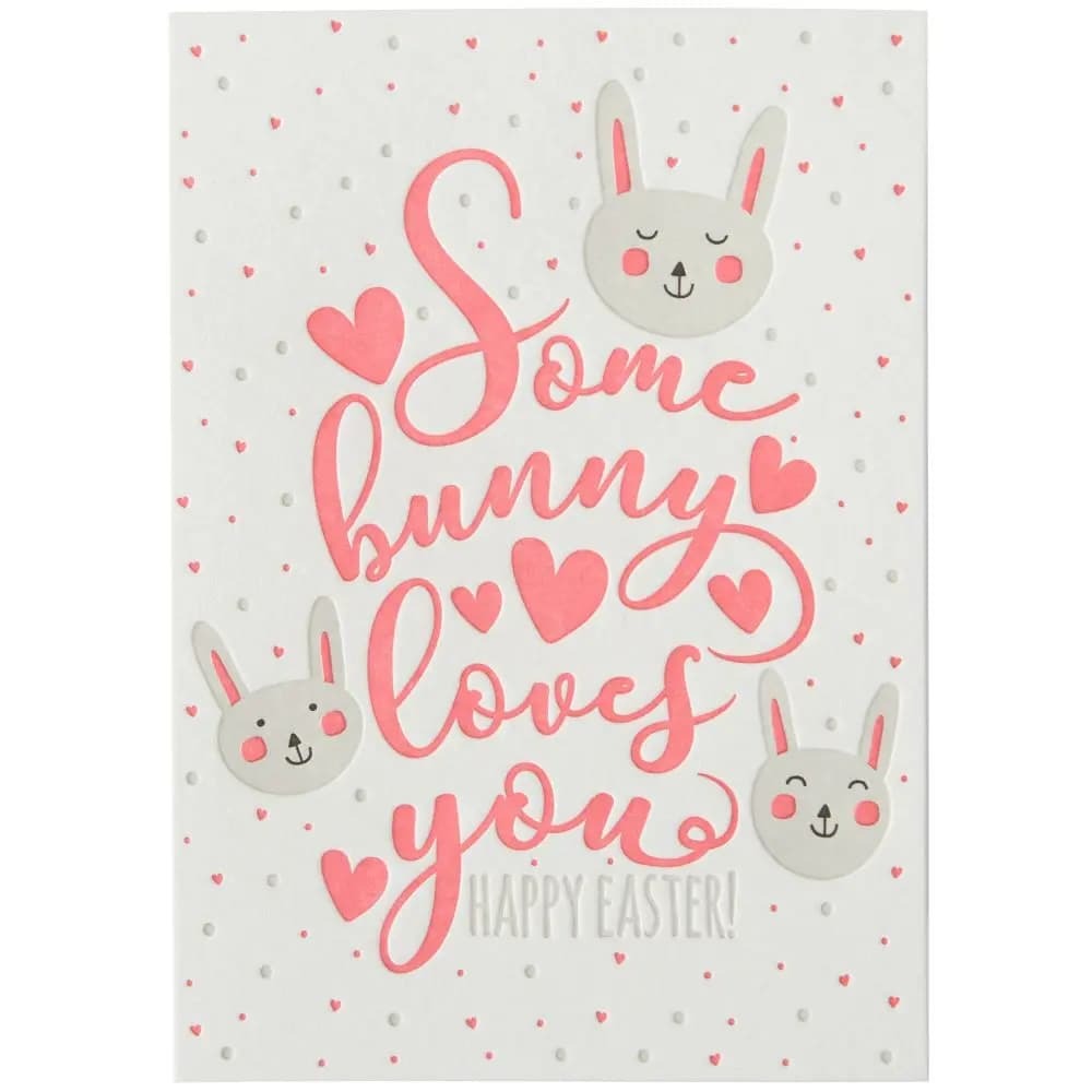 Somebunny Loves You Easter Card