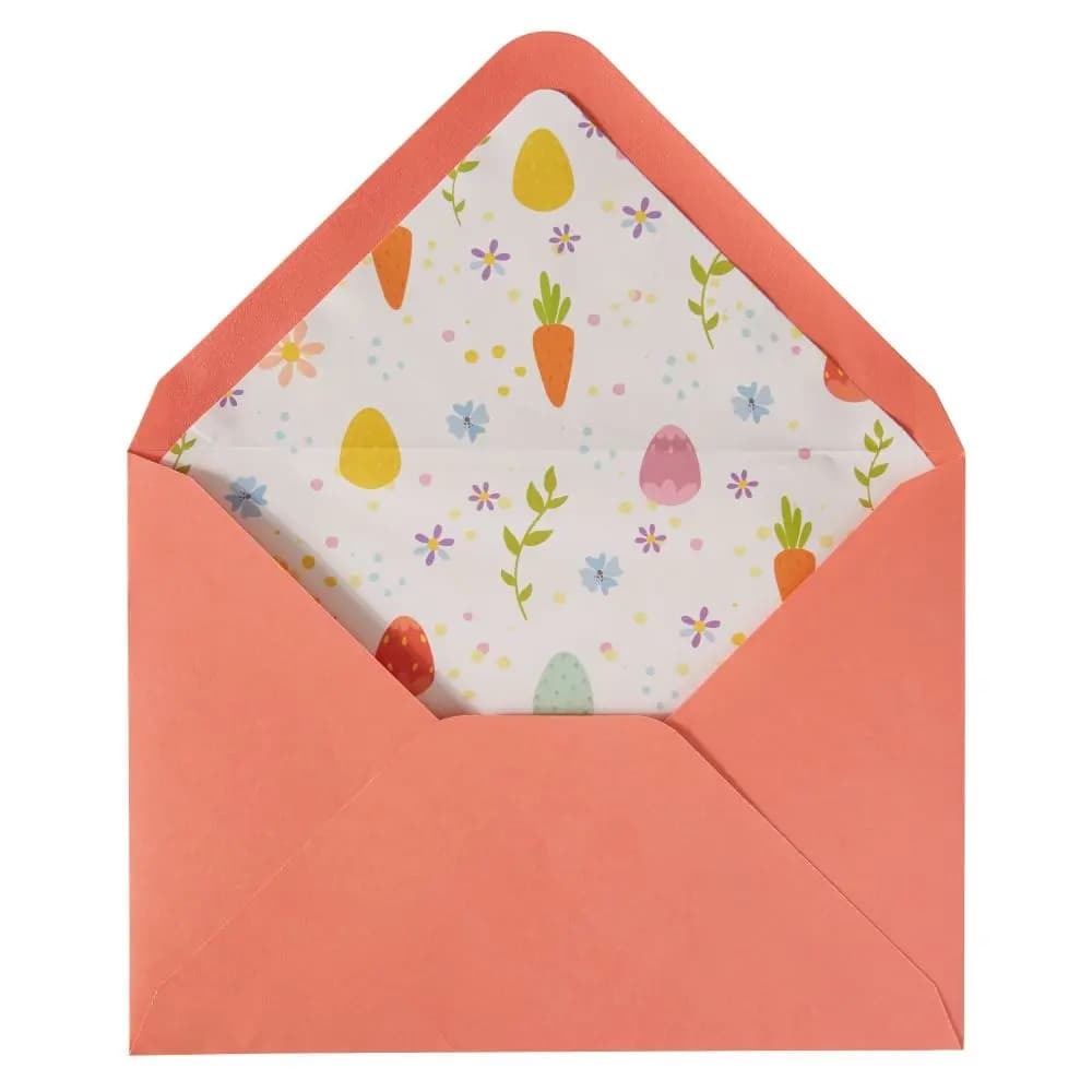 Rabbits with Egg on Wheels Easter Card