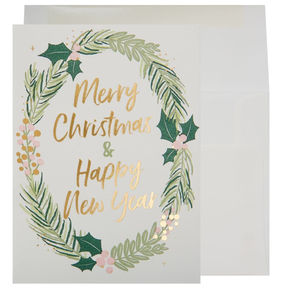 Feature Text In Wreath Christmas