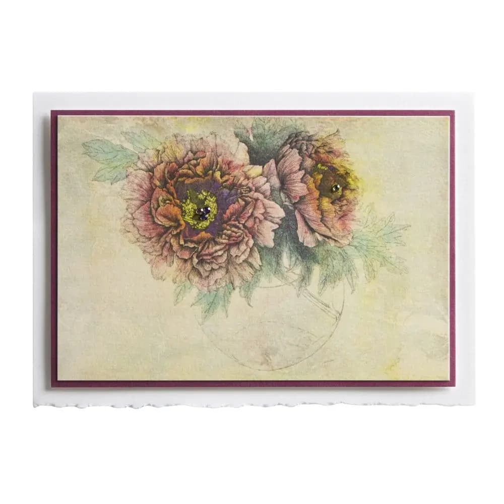 Fine Art Floral Blank Card