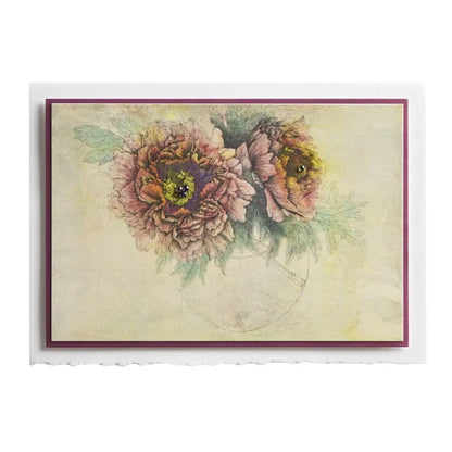 Fine Art Floral Blank Card