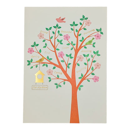 Tree with Words Mother's Day Card