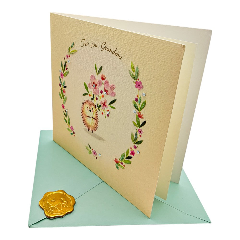 Hedgehog Grandma Mother's Day Card