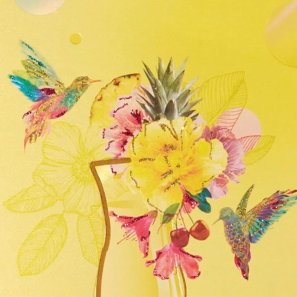 Tropical Drink Mother's Day Card