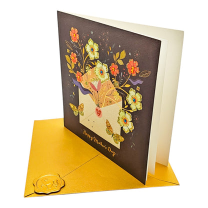 Envelope with Flowers Mother's Day Card