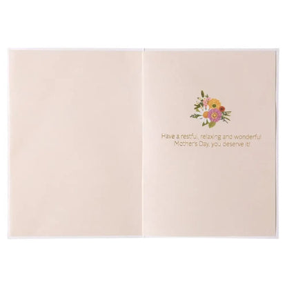 Pampered Mom Mother's Day Card