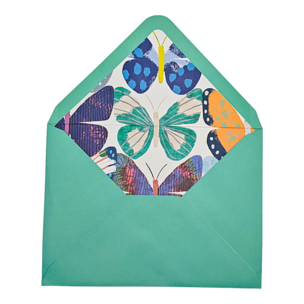 Five Panel Die Cut Butterfly Mother's Day Card
