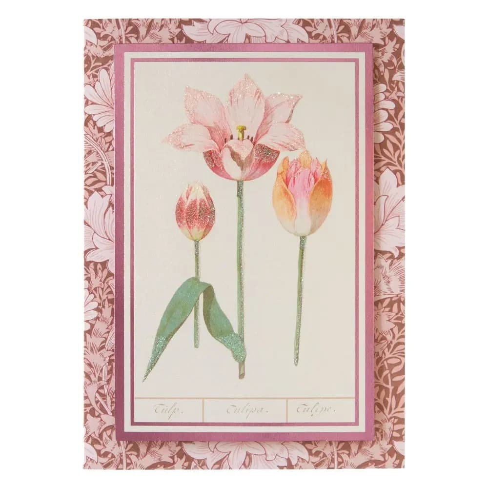 Botanical Tulips Easter Card
