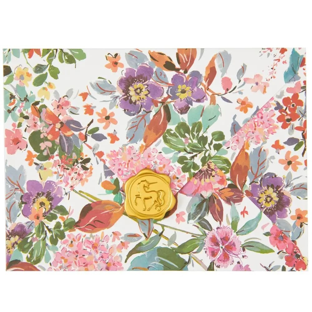 Laser Boarder Growing Flower Collection Birthday Card