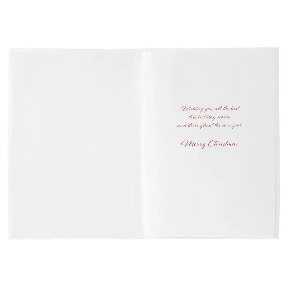 Butterfly Ornament Christmas Card