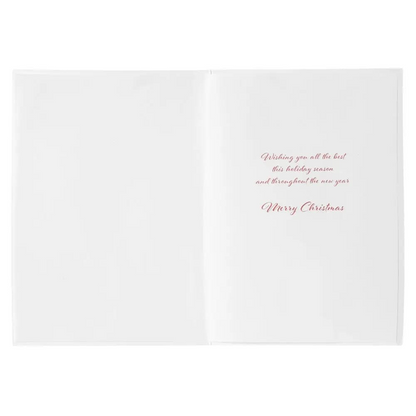 Butterfly Ornament Christmas Card