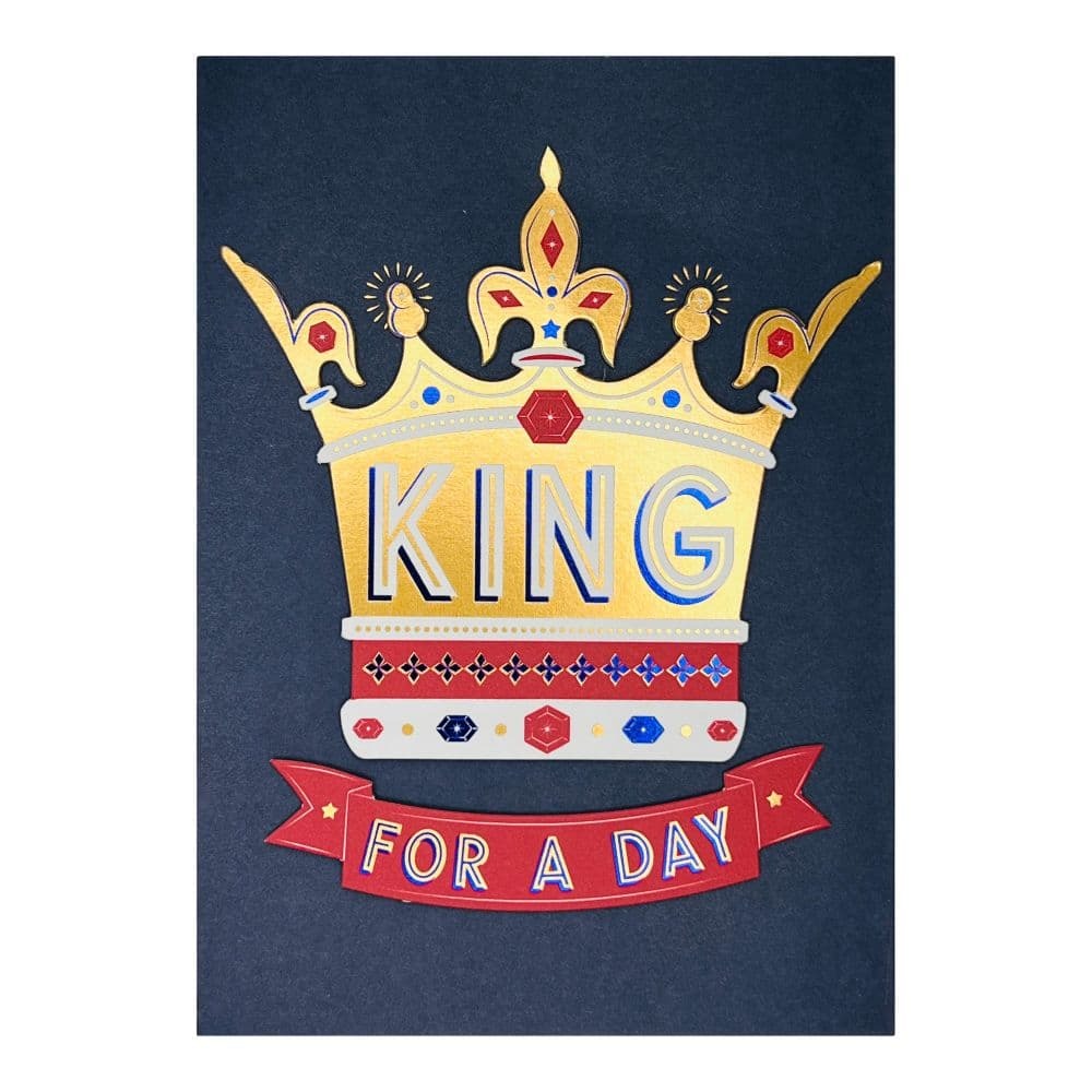 Kings Crown Father's Day Card