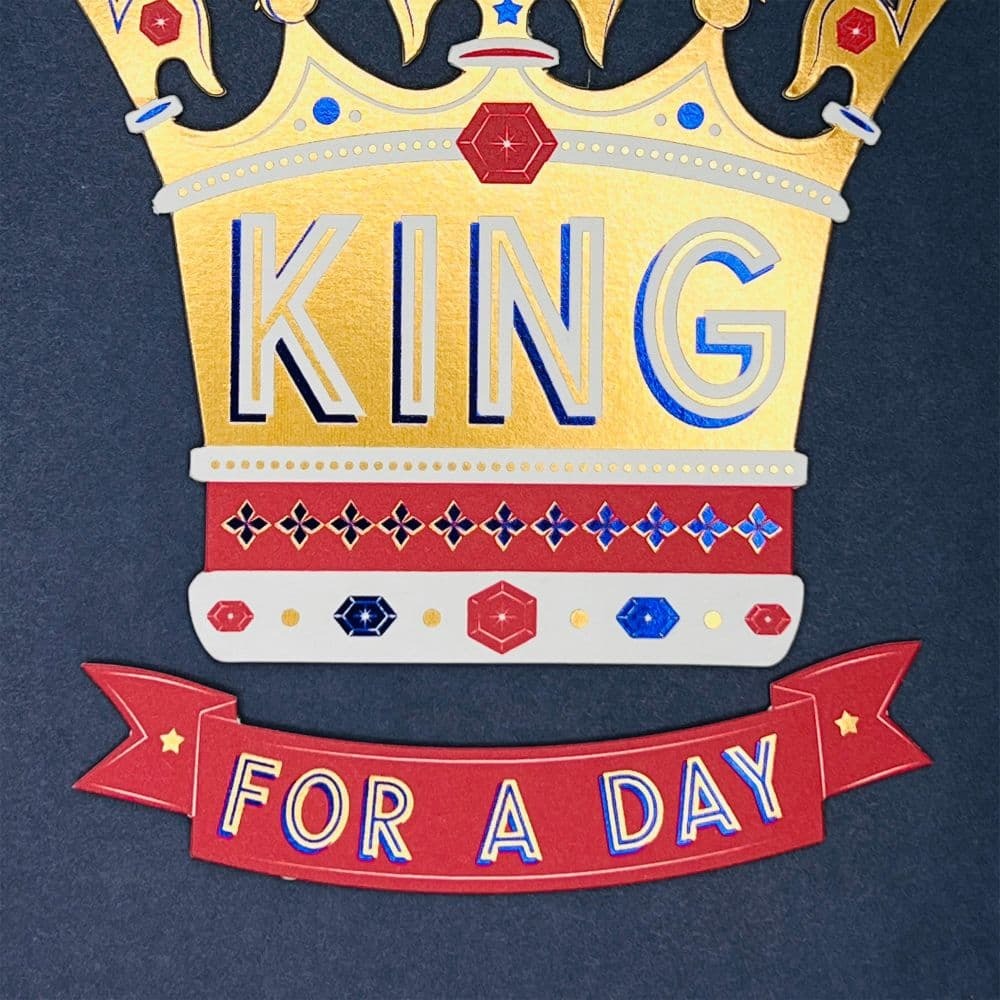 Kings Crown Father's Day Card