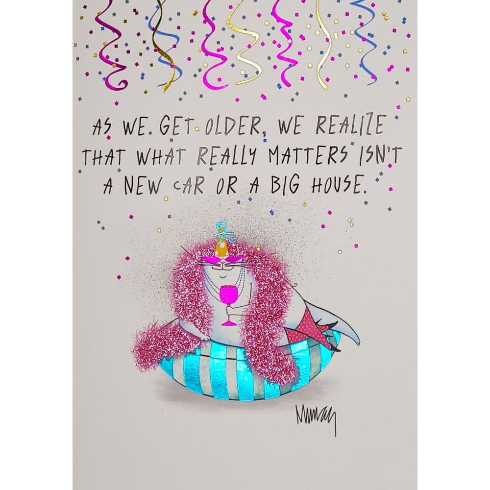 Plenty of Wine Birthday Card