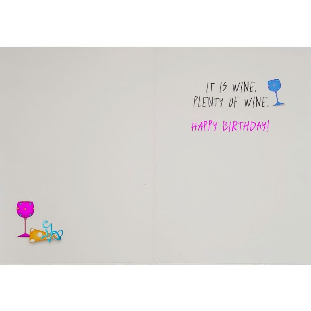 Plenty of Wine Birthday Card