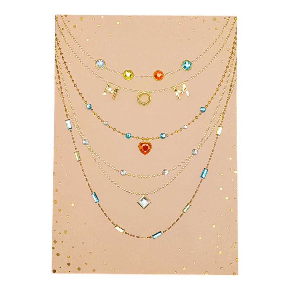 Charm Necklace Mother's Day Card