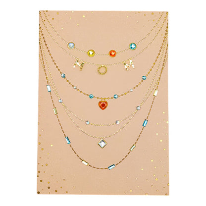 Charm Necklace Mother's Day Card